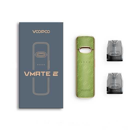 VOOPOO VMATE E Pod System – 1200 MAh Akku, 3 Ml Kartusche, Zugautomatik, Verstellbare Airflow, Rot Mit Gold