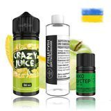 Жижа Crazy Juice Organic 120 мл 3 мг Apple Melon (Яблоко Арбуз)