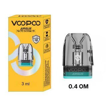 Картриджі VOOPOO Argus V2 0.4 Ом (Оригінал) об'ємом 3.0 мл