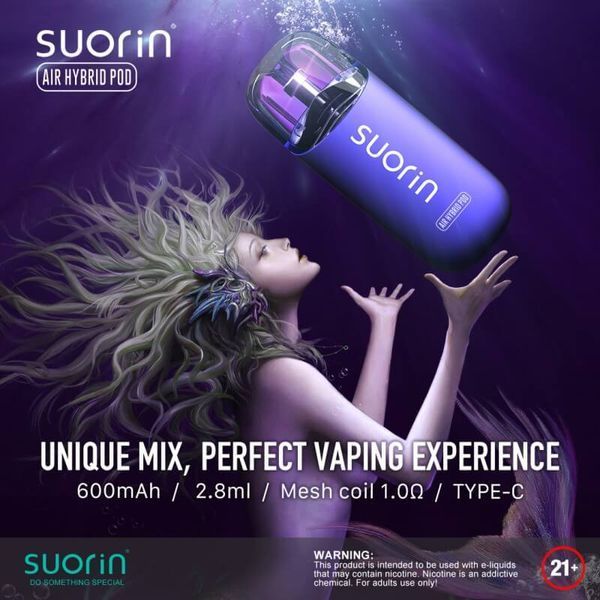 Гибридная Pod-система Suorin Air Hybrid (600mAh) 14W