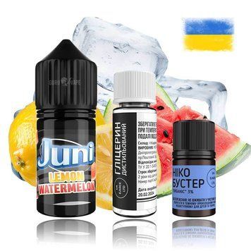 Набор JUNI SILVER ICE Salt 50 мг (30 мл) Арбуз Лимон