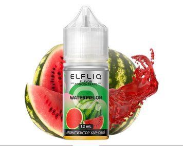 Набір для самозамісу Elf Liq Watermelon 30 мл 50 мг &mdash; соковитий кавун, сольова рідина для pod-систем у Guru Vape
