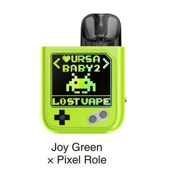 Pod-система Lost Vape Ursa Baby 2 (900mAh) 2.5мл Joy Green x Pixel Role