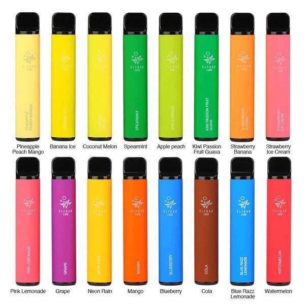 купити одноразку Elf Bar Pod 1500 Disposable Device 850mAh 5%