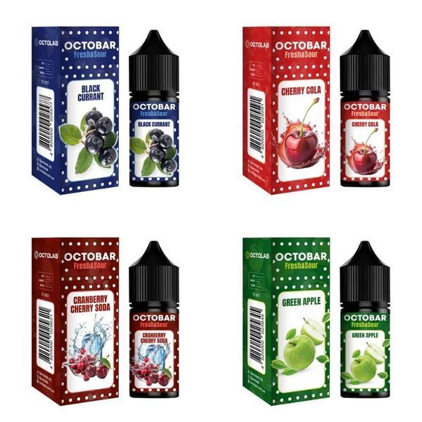 Жижа (набір для самозамісу) Октобар Fresh & Sour Salt 50 мг (30 мл)