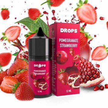Набір Drops Salt 50 мг (30 мл) Pomergranate Strawberry