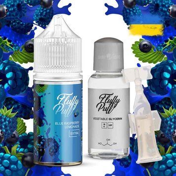 Жижа Fluffy Puff Salt 50 мг (30 мл) Blue Raspberry Lemonade