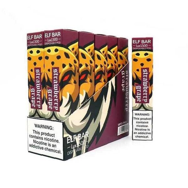 Одноразка Pod Elf Bar Lux 1500 затяжок 850mAh 5%
