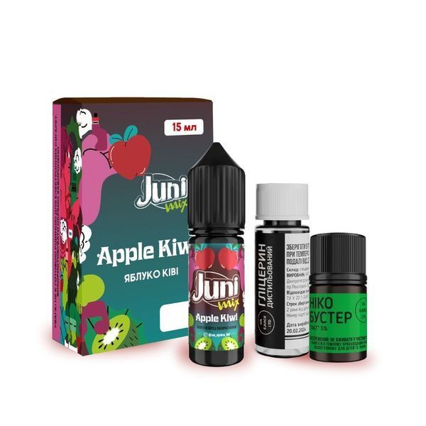 Набір Juni Mix 50 мг (15 мл) Apple Kiwi