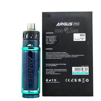 Pod-система Voopoo Argus Pro 80W 3000 mAh 4.5 мл Litchi Leather Blue