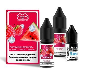 Набор Flavorlab Disposable Puff 50 мг (10 мл) Watermelon Raspberry