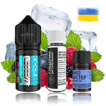 Набор WEBBER SILVER ICE Salt 50 мг (30 мл) Ягодный Микс с холодом