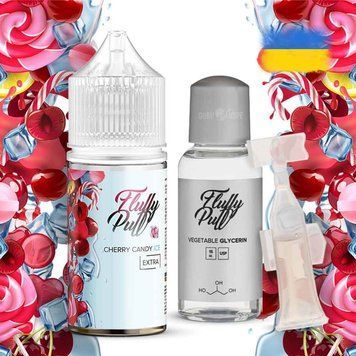 Жидкость Fluffy Puff Salt 50 мг (30 мл) Cherry Candy Ice