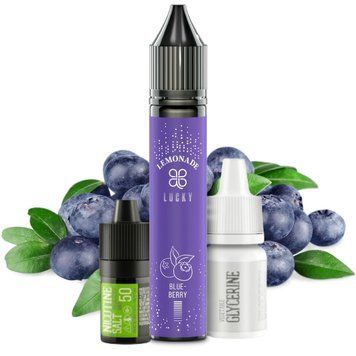 Lucky Blueberry Lemonade &mdash; набір для самозамісу чорничного лимонаду 30 мл, сольова рідина для pod-вейпів із нікобустером і гліцерином