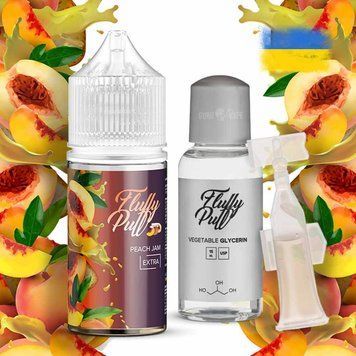 Жижа Fluffy Puff Salt 50 мг (30 мл) Peach Jam