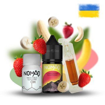Жижа NOMAD Salt 50 мг (30 мл) Strawberry Bananana