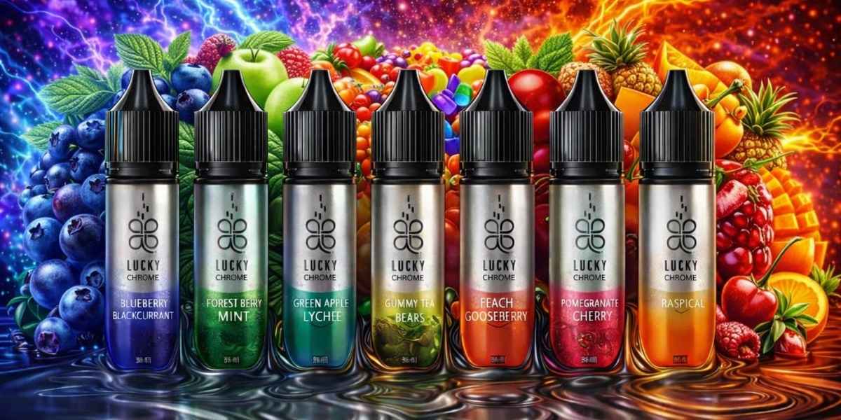 Линейка вкусов Lucky Chrome 50 мг 30 мл