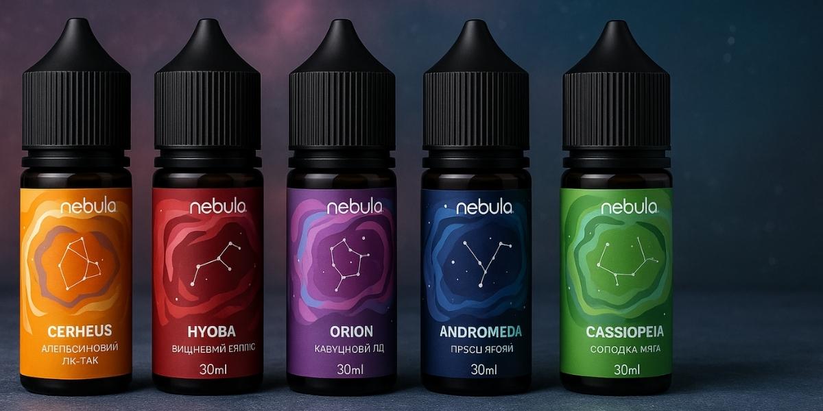 Линейка вкусов Nebula Cold Space Line 50 мг 30 мл в Guru Vape