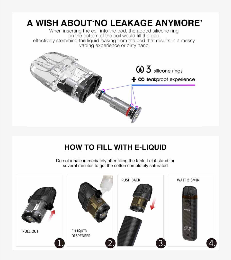 Оригінальний картридж SMOK Novo 4 для pod-системи