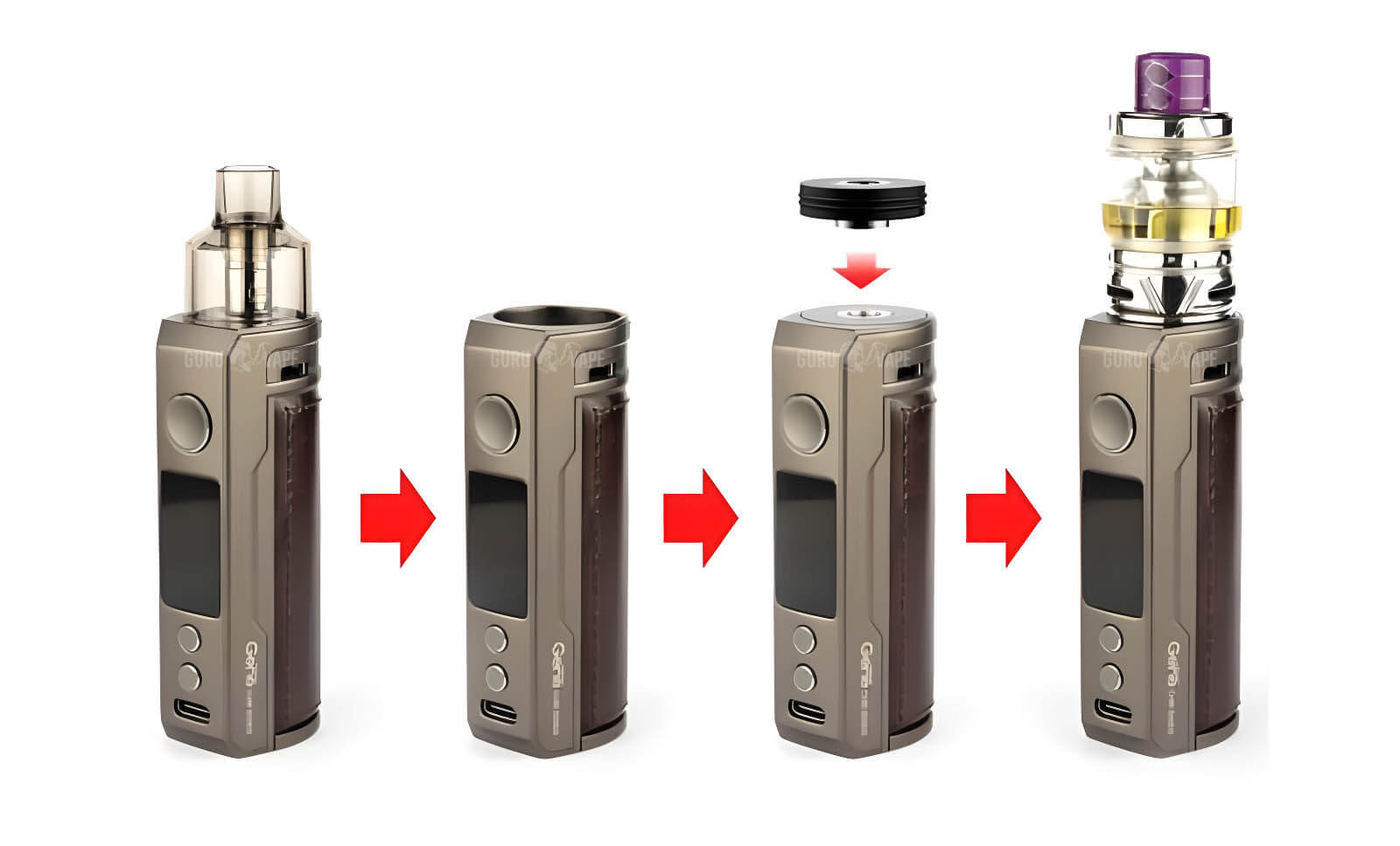510 адаптер Reewape для Voopoo Drag S Drag X Drag Max Argus Pro