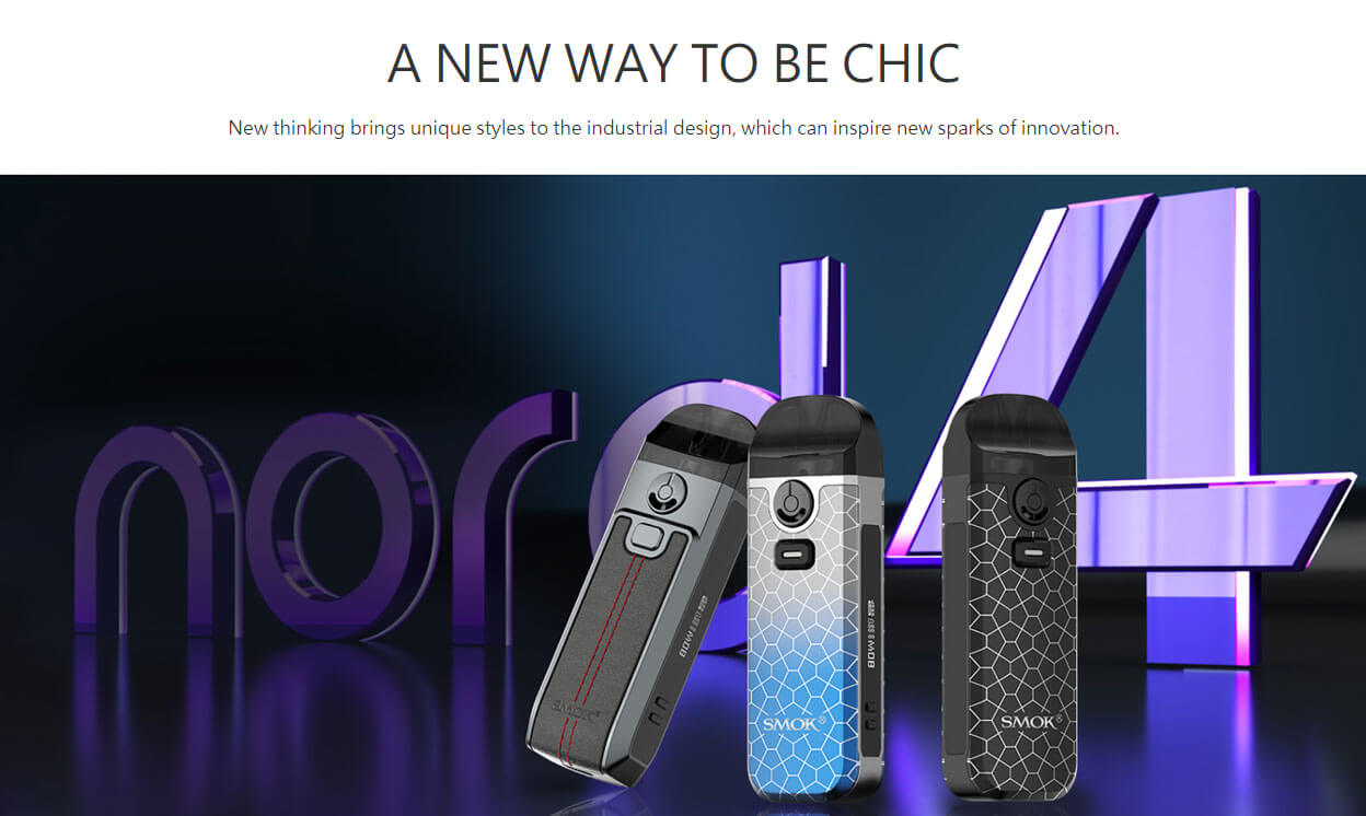 Дизайн SMOK Nord 4 Armor Edition
