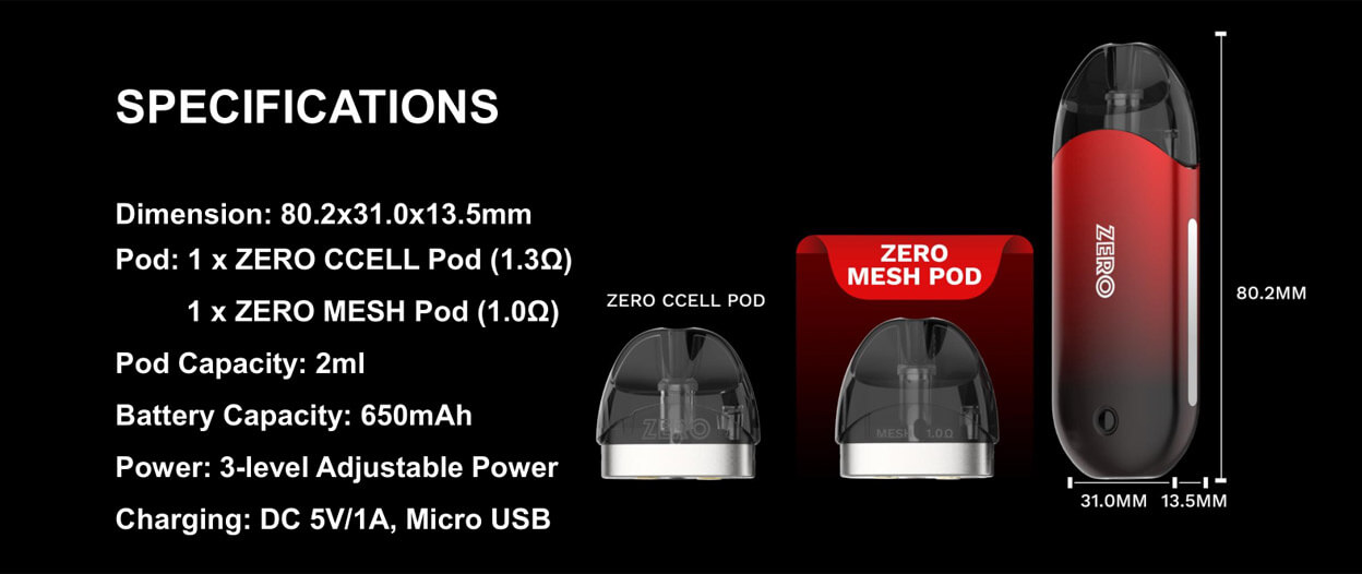 Vaporesso Zero Care у використанні