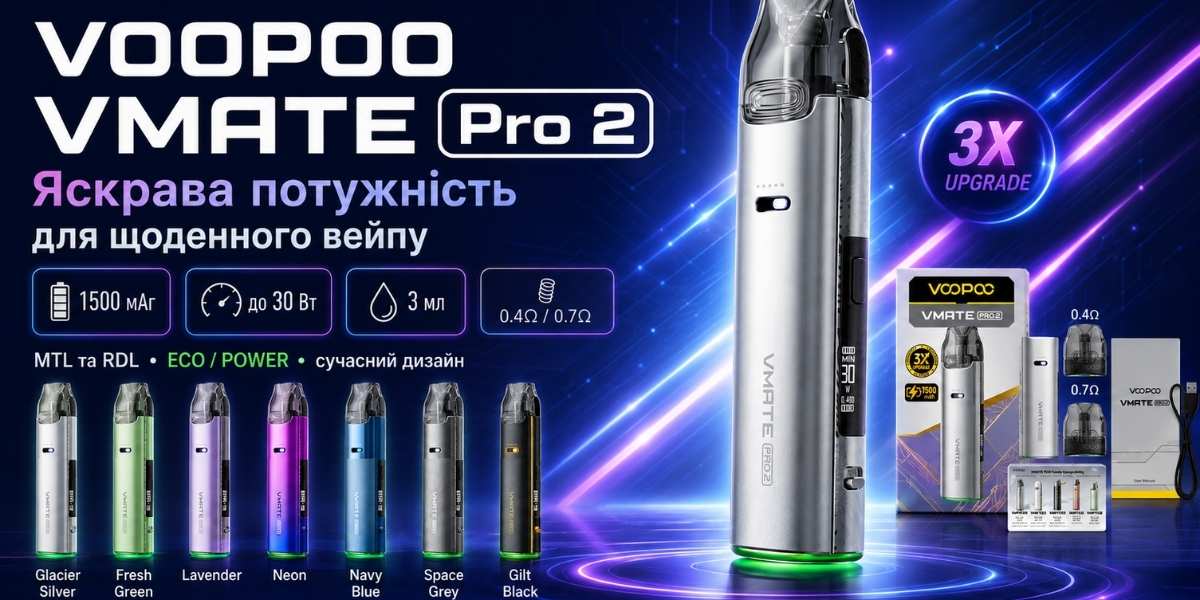 Дизайн і кольори VOOPOO VMATE Pro 2