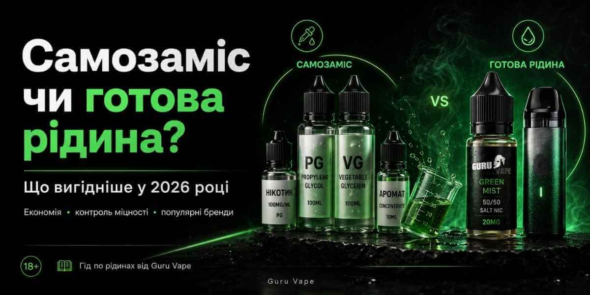 Як вибрати міцність сольового нікотину під стаж куріння